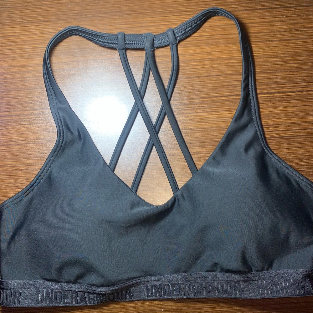 Under Armour black Sports Bra size small